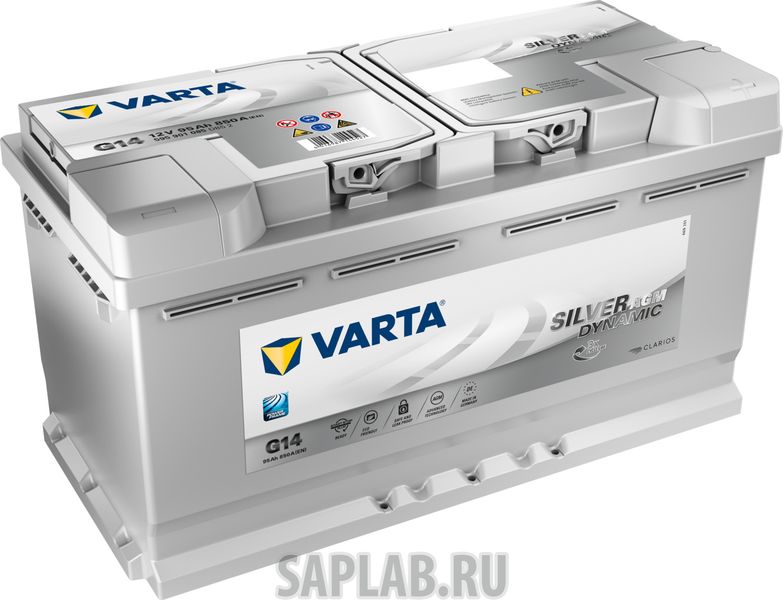 Купить VARTA 5959010853332 Аккумулятор VARTA AGM G14 95R 850A 353x175x190 5959010853332