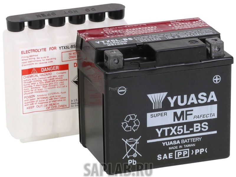 Купить запчасть YUASA - YTX5LBS 