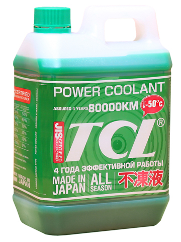 Купить Tcl 33435 Антифриз Power Coolant -50C зеленый, 2 л