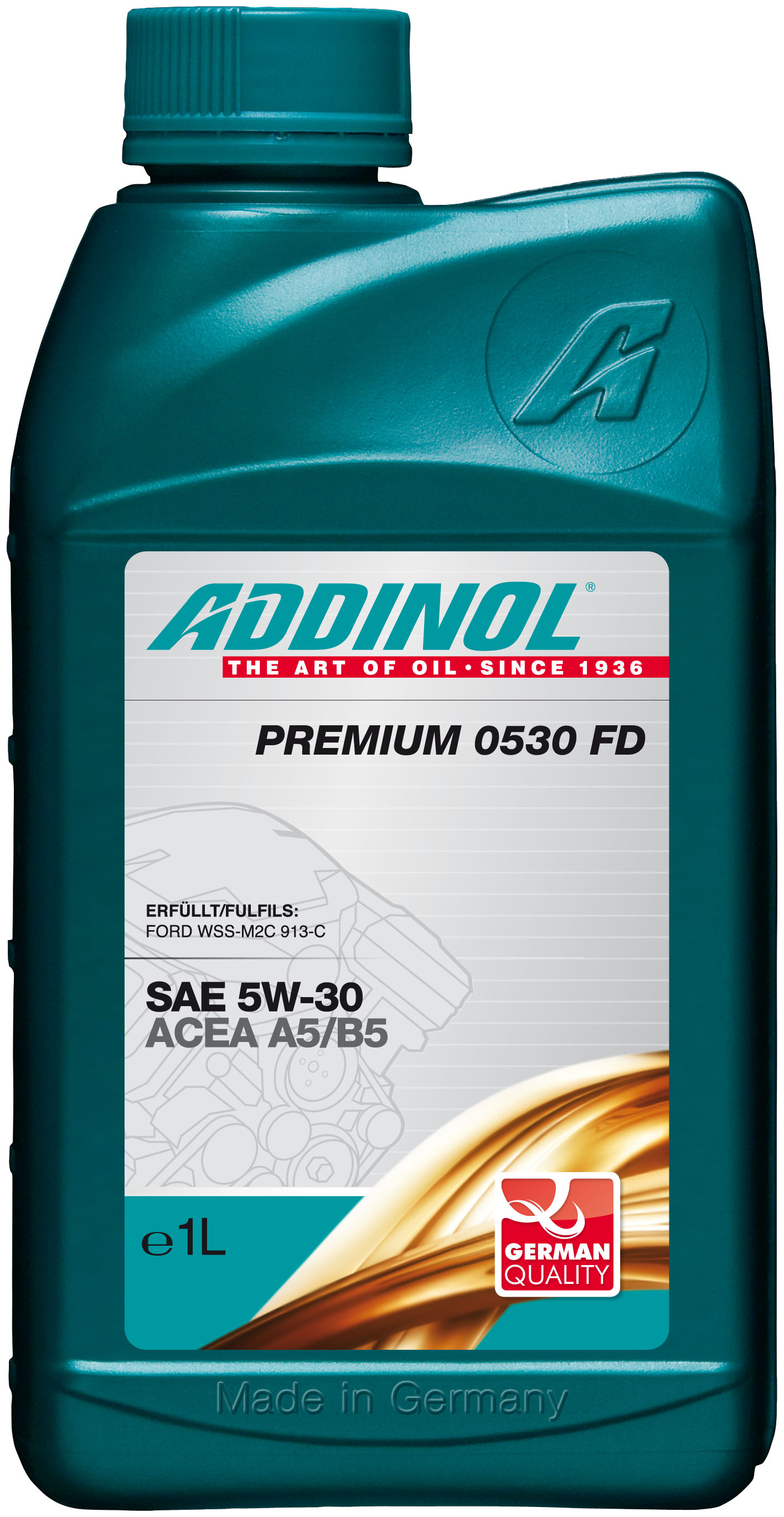 Купить запчасть ADDINOL - 4014766074010 Моторное масло Addinol Premium 0530 FD 5W-30 1л