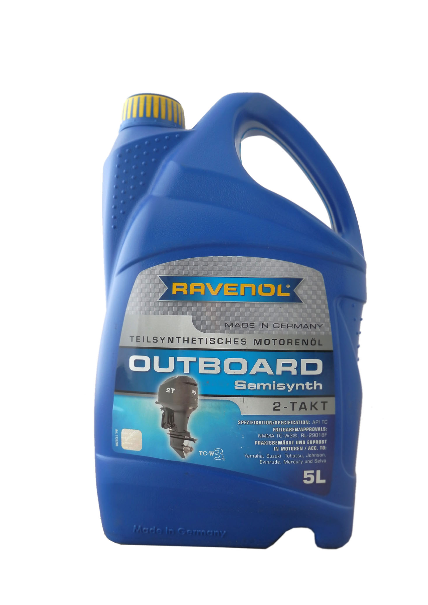 Купить Ravenol 4014835728356 для 2Т лод.моторов Outboardoel 2T teilsynth. ( 5л) new